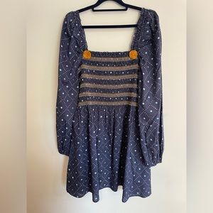 Figue Kizzy Navy Peony Dress from Tuckernuck